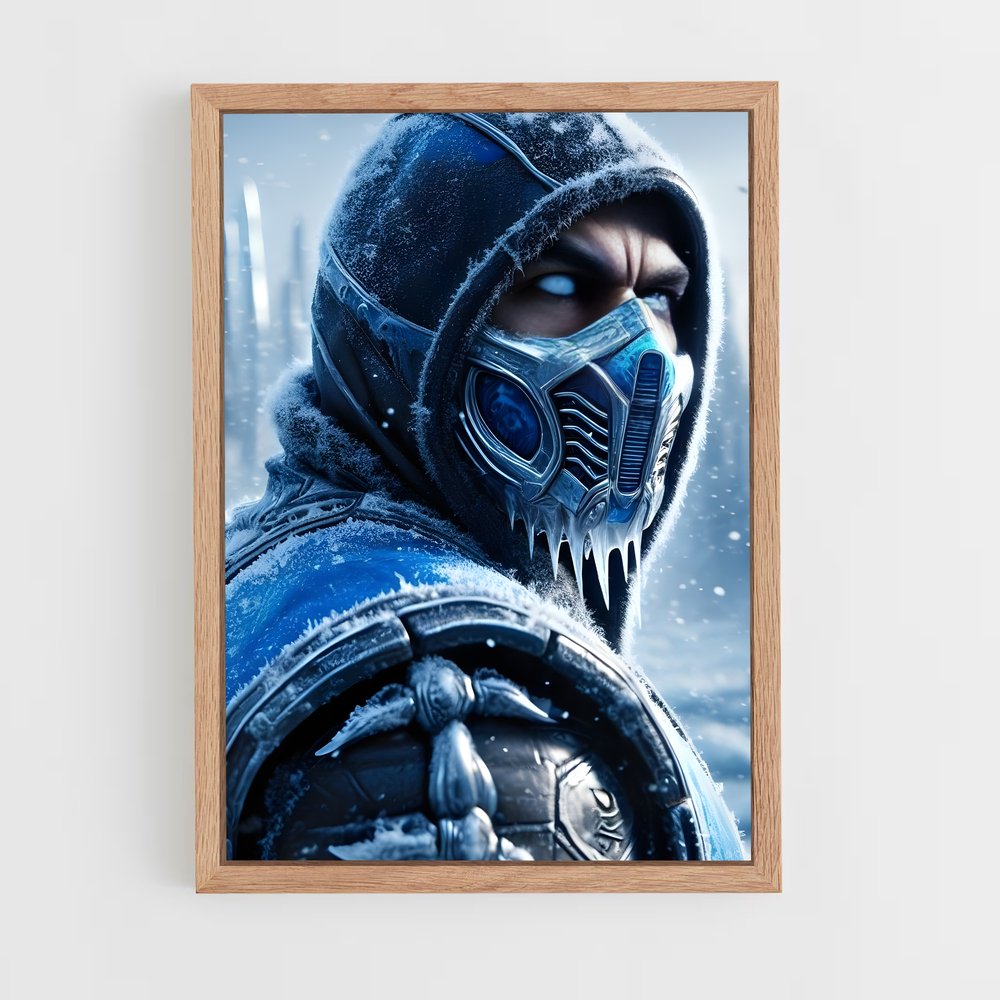 Poster Sub Zero Hero – affiche Mortal kombat (vue 4)